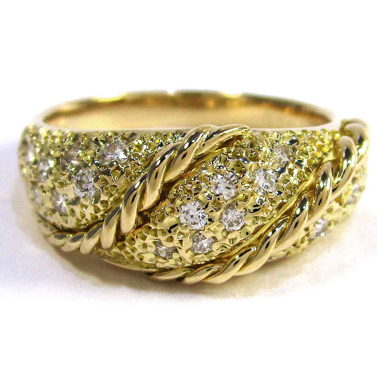 レディースリング ダイヤモンド K18 12号 - TAK2400189