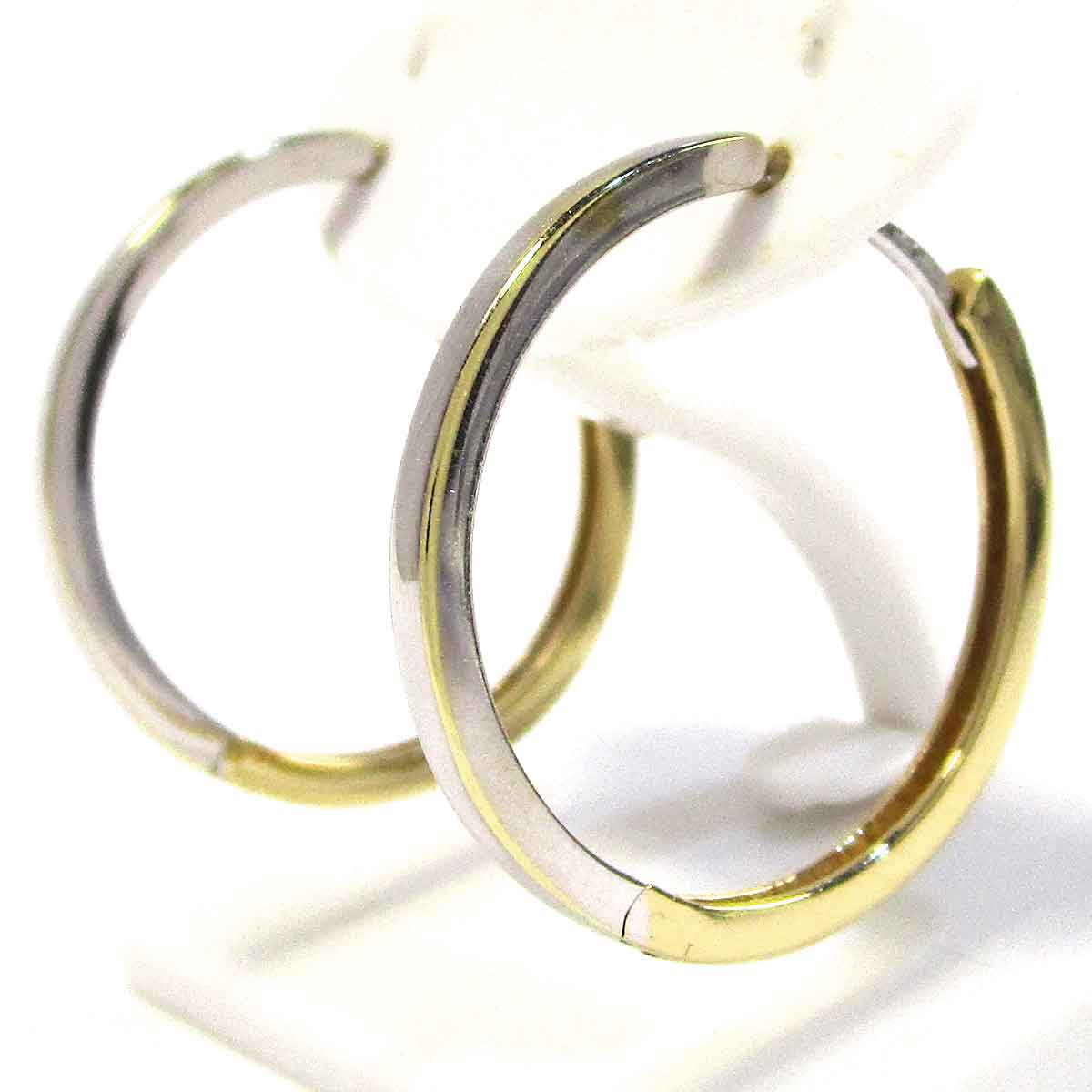 ピアス リバーシブル（コンビ色） K14 W21.5*H20.7厚み1.7mm - TAK2400876