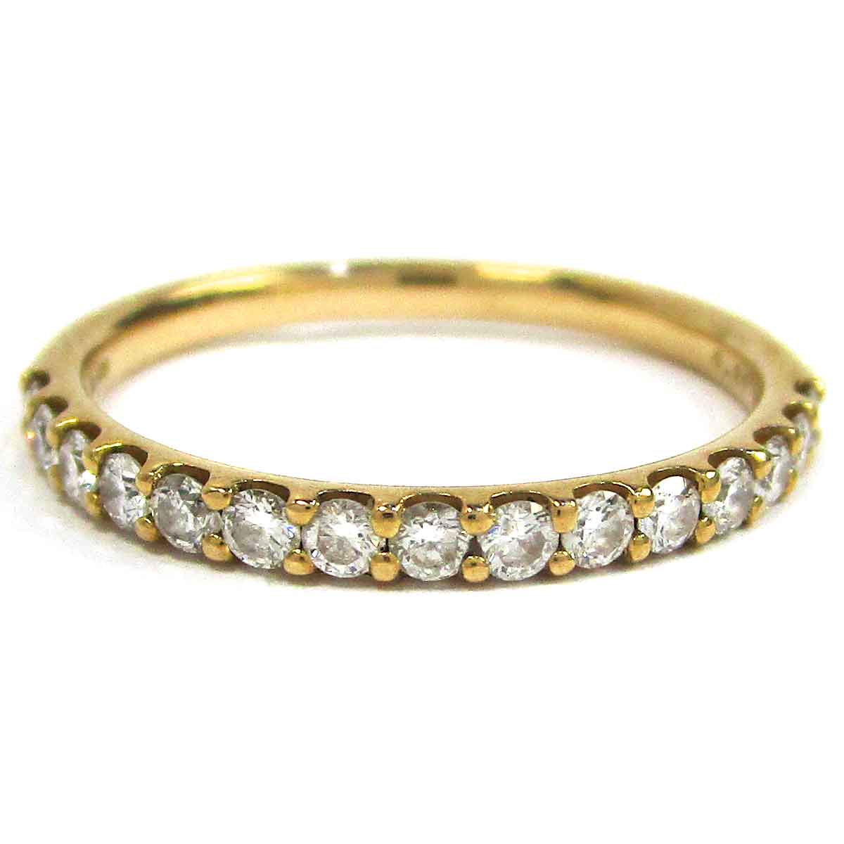 レディースリング ダイヤハーフエタニティ K18 13号 - TAK2500228