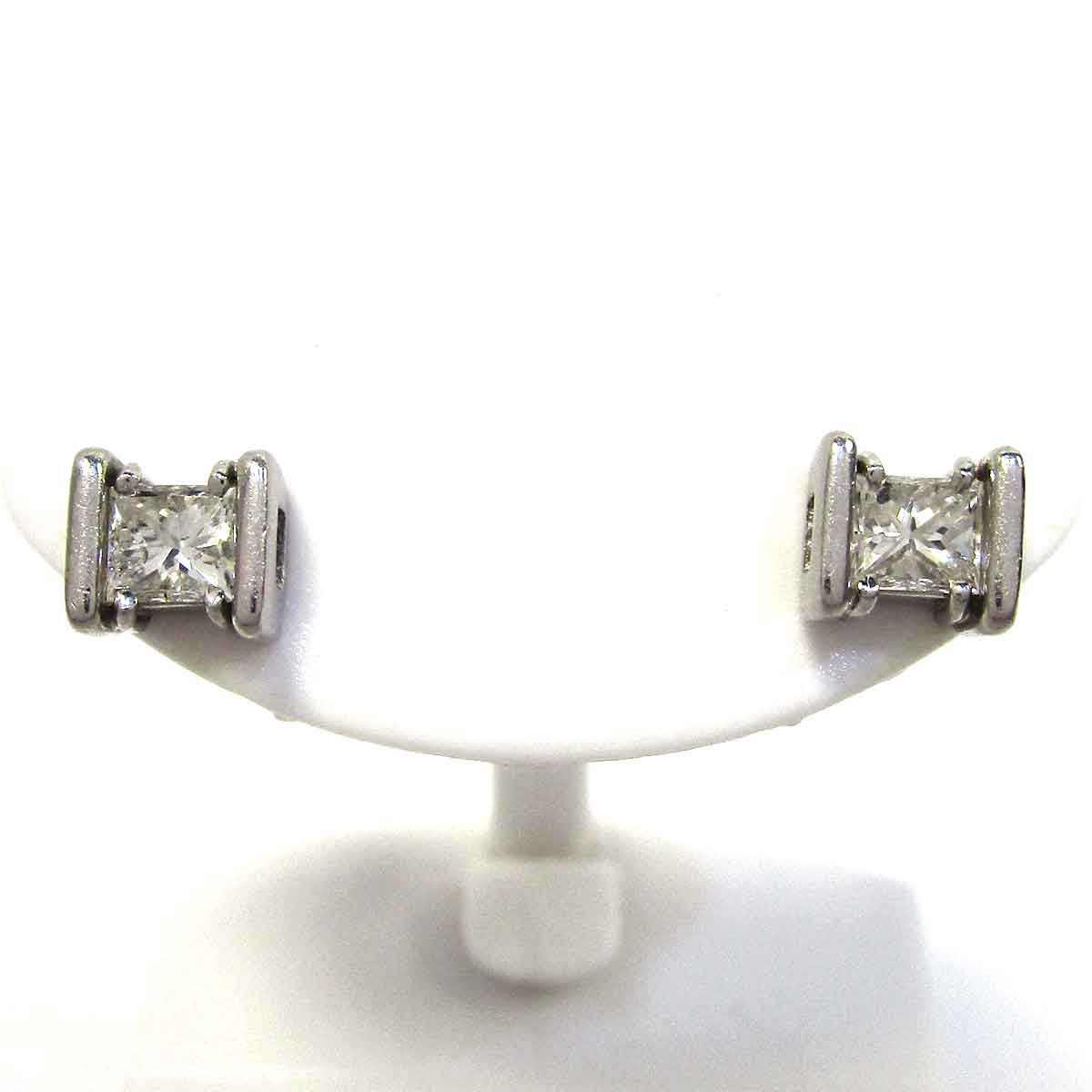 新品 真珠 ケシパール ダイヤモンド ピアス Pt900 新品 真珠 ケシパール ダイヤモンド ピアス Pt900