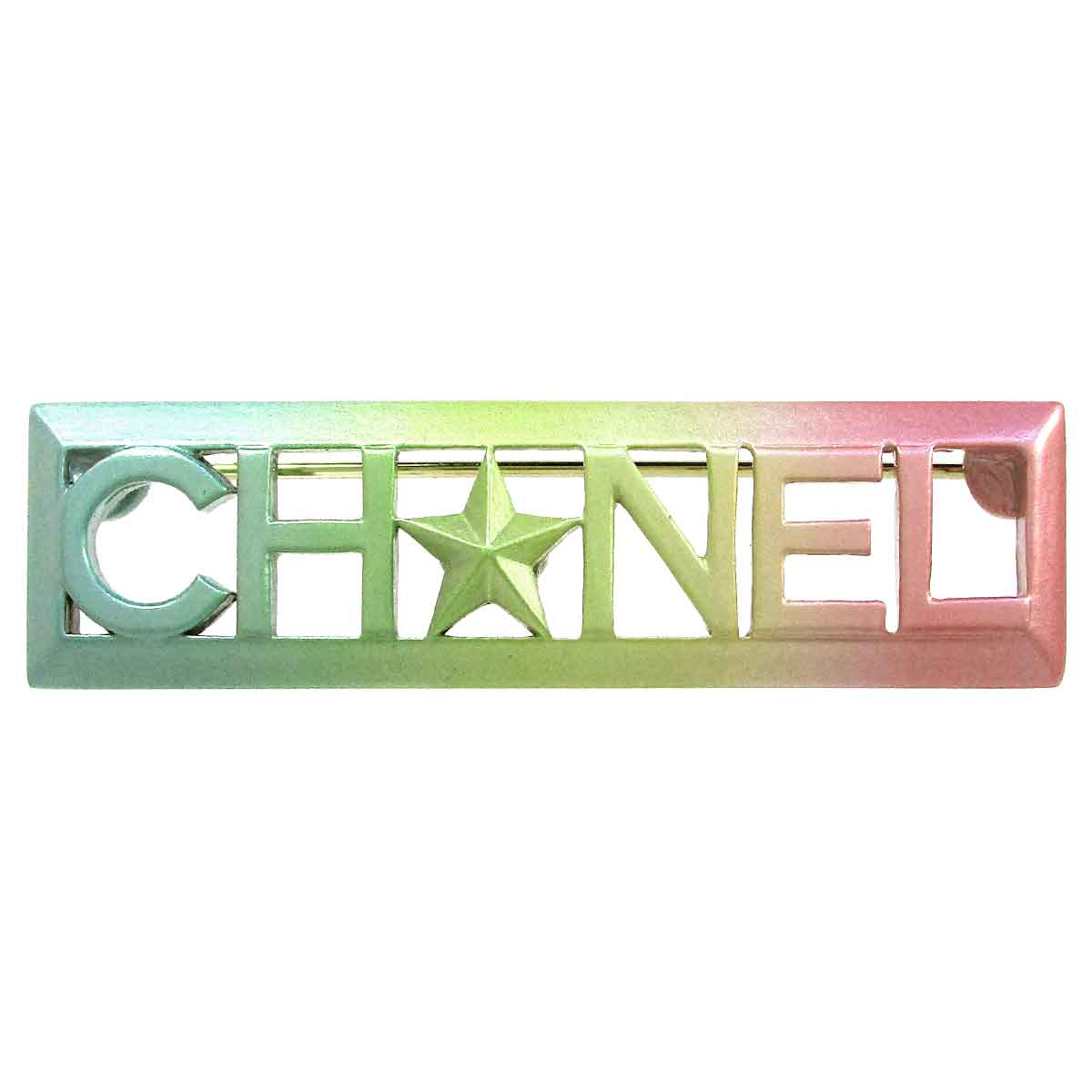 シャネル ロゴ ロゴマルチカラーブローチ A17C - TAK2500696