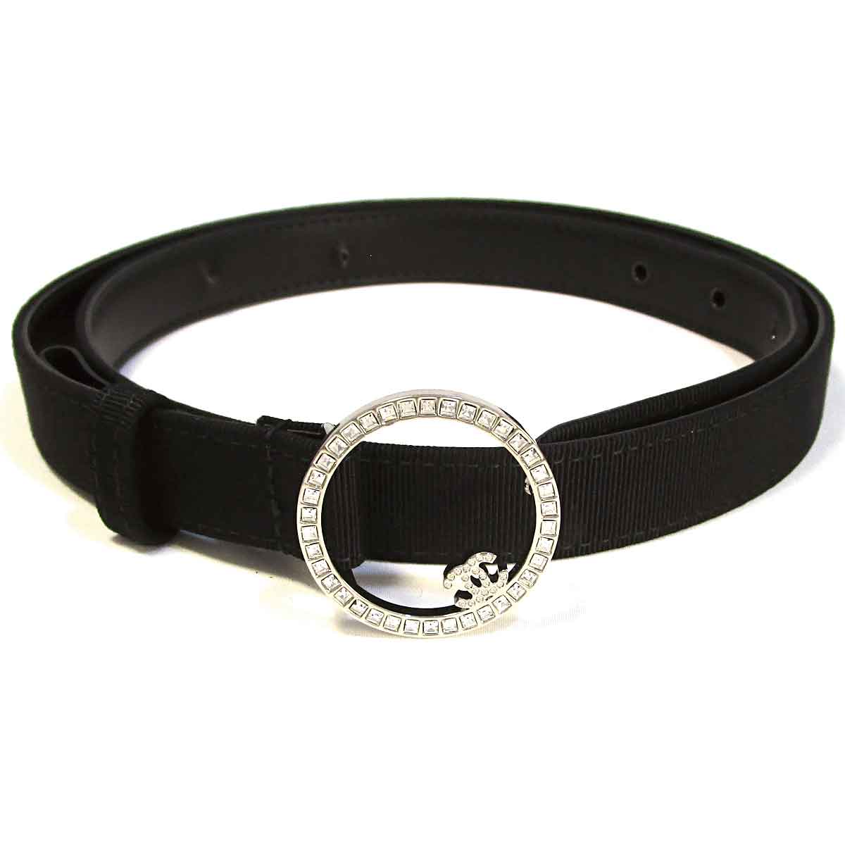 Brand様の 新品同様 シャネル ココマーク チェーンベルト ラインストーン 中古】シャネル CHANEL ココマーク チェーン ベルト GP フェイク