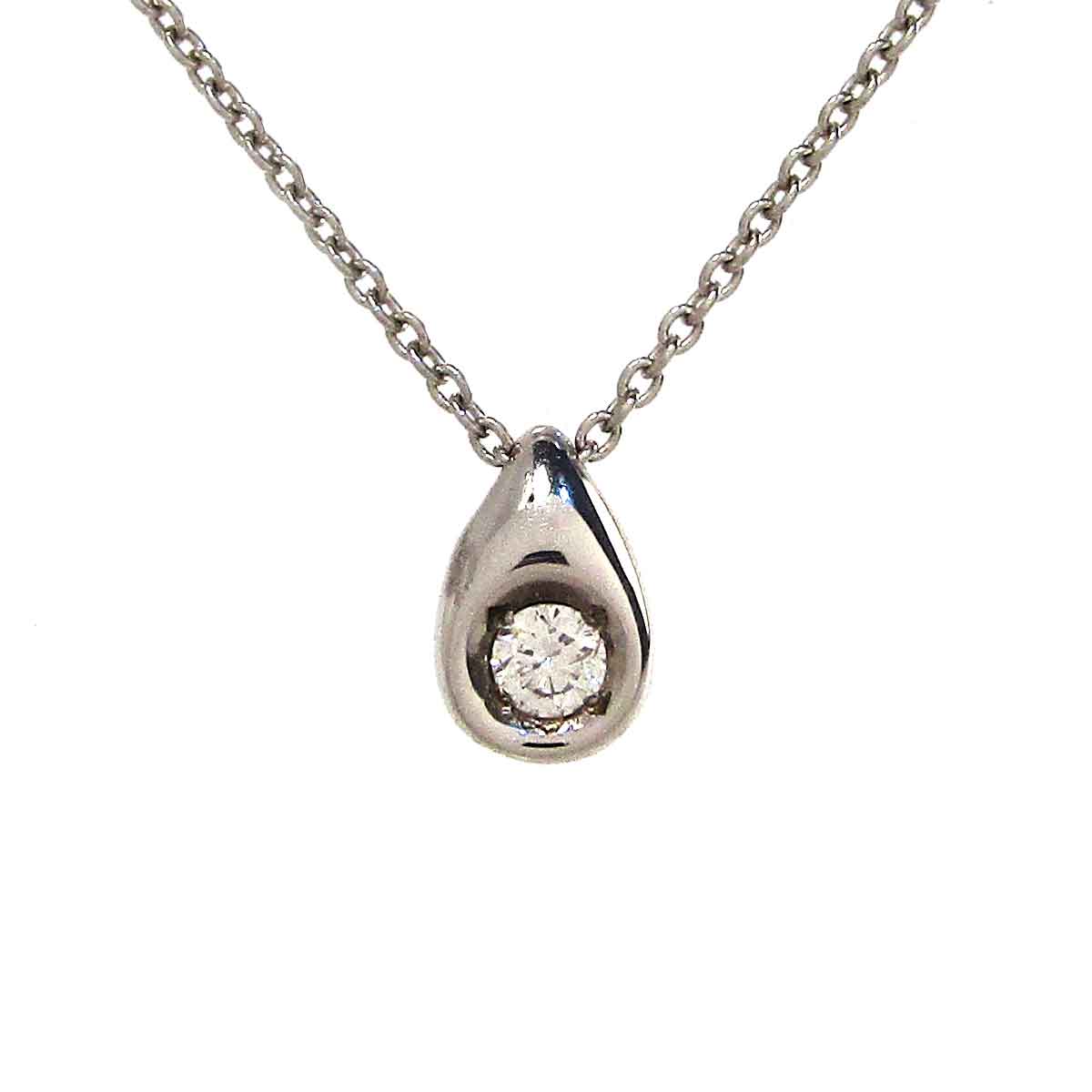 レディースネックレス ダイヤモンド Pt850/Pt900 トップW4.4*H6.8mm - TAK2501024