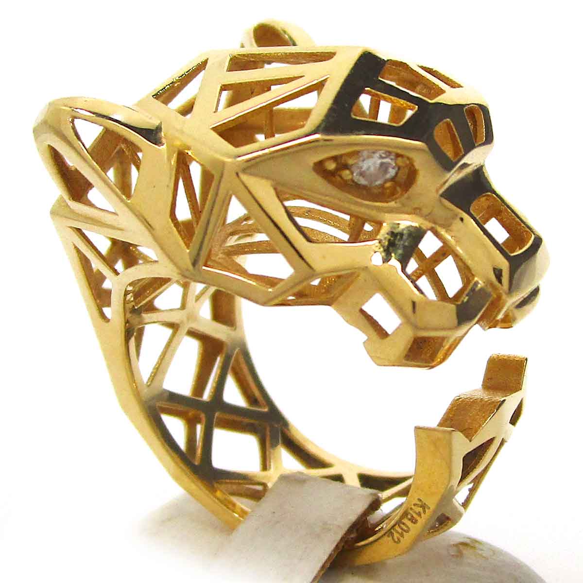 リング パンサー（ダイヤモンド） K18 14号 - TAK2501164