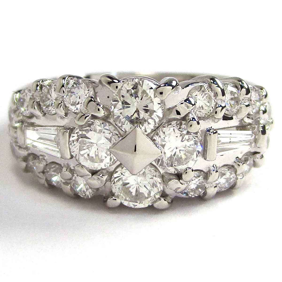 レディースリング ダイヤモンド Pt900 7号 - TAK2501199