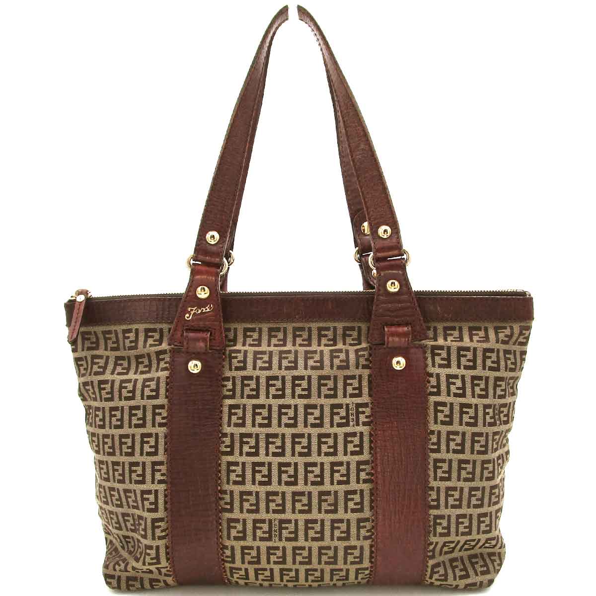 フェンディ（ＦＥＮＤＩ） ズッキーノ ファスナートート 8BH161 - TAK2600721