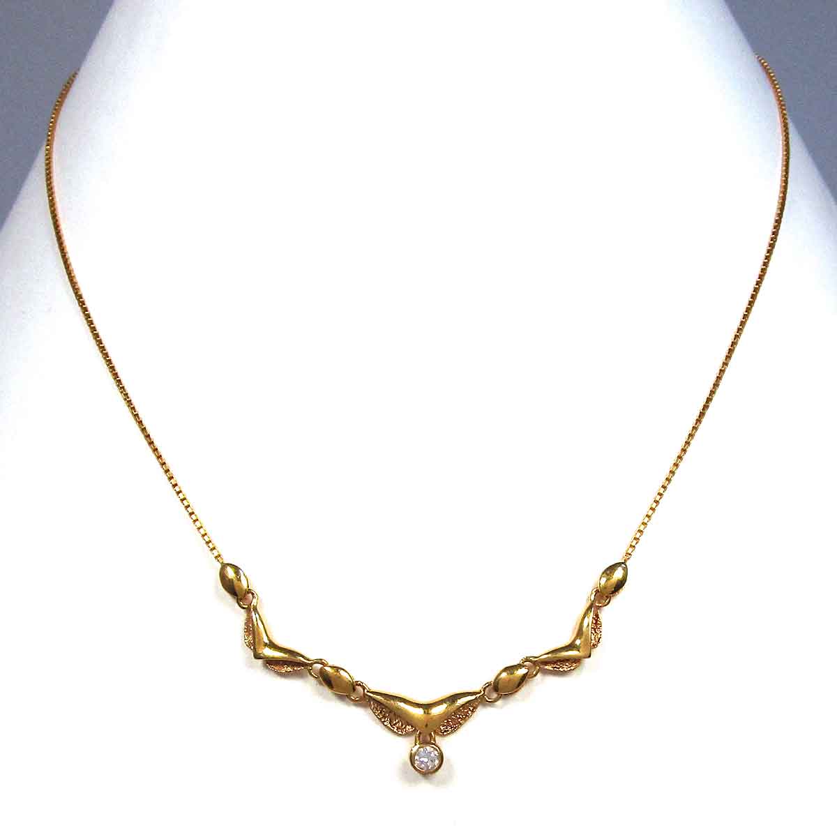 レディースネックレス ダイヤモンド K18 - TAN2500049