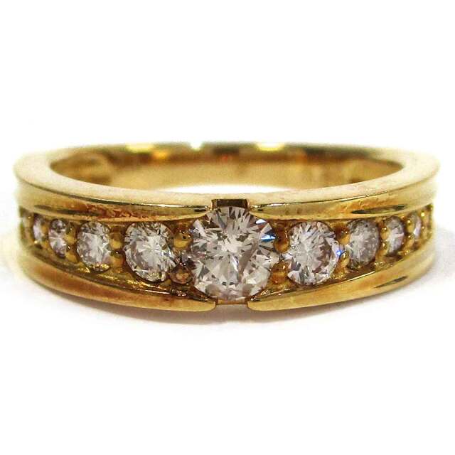 レディースリング ダイヤモンド K18 10.5号 - TAK2200637