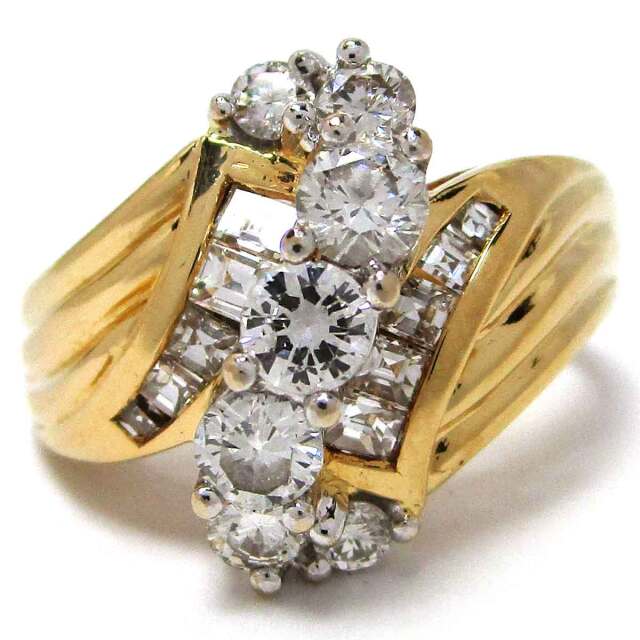 レディースリング ダイヤモンド K18 11号 - TAK2200791