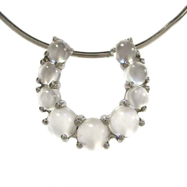 レディースペンダント ムーンストーン Pt950 W14.5*H14.5mm(穴1*2.5mm) - TAK2400987