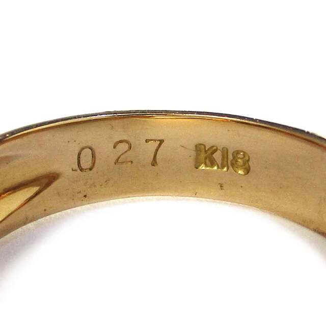 レディースリング ダイヤモンド K18 8号 - TAK2500352