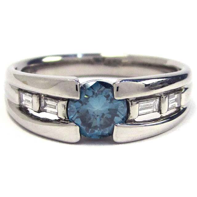 レディースリング ダイヤモンド（処理） Pt900 11号 - TAK2500553