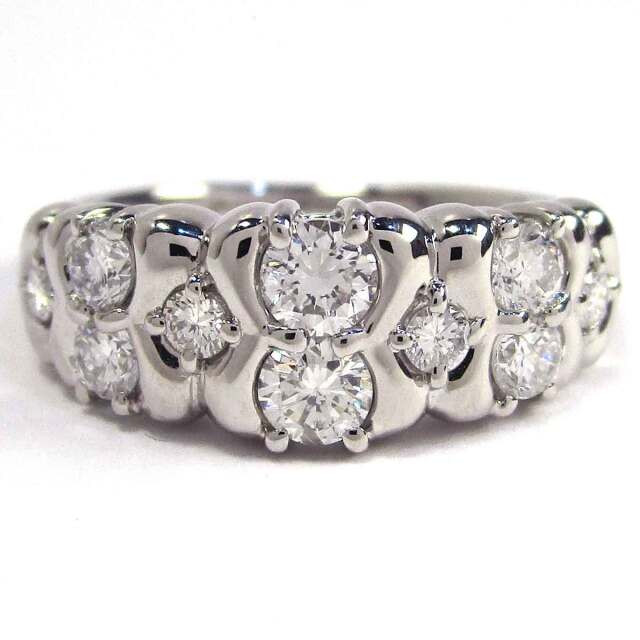 レディースリング ダイヤモンド Pt900 12号 - TAK2500574