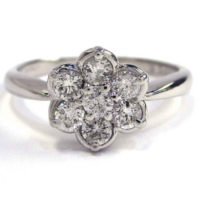 レディースリング ダイヤモンド Pt900 12.5号 - TAK2500577