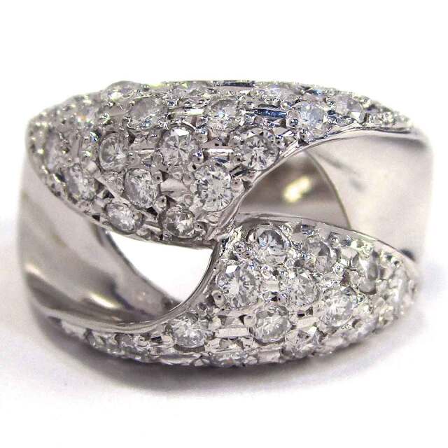 レディースリング ダイヤモンド Pt900 13号 - TAK2500578