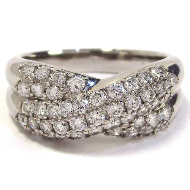 レディースリング ダイヤモンド Pt900 14.5号 - TAK2500585