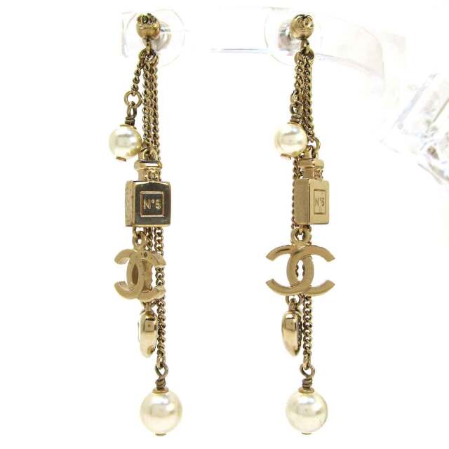 シャネル Ｎｏ．５ フェイクパールピアス B18B - TAK2500692