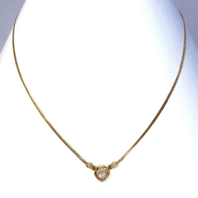 レディースネックレス ダイヤモンド K18 トップW21.5*H13mm - TAK2500834