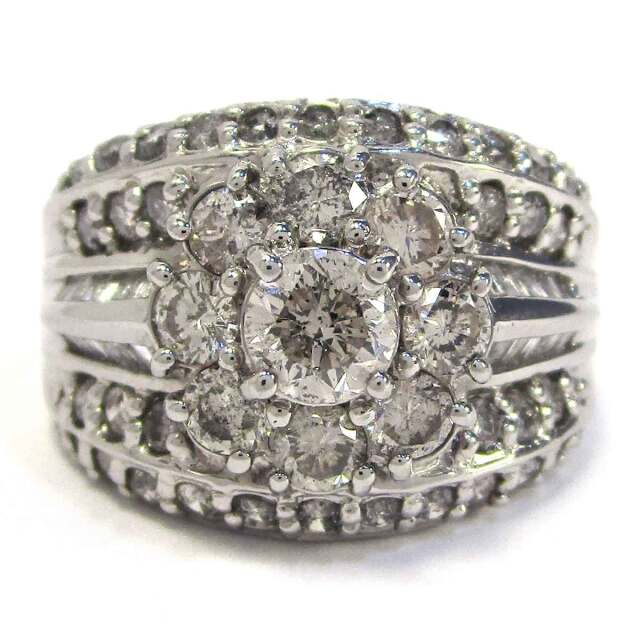 レディースリング ダイヤモンド Pt900 14.5号 - TAK2500864