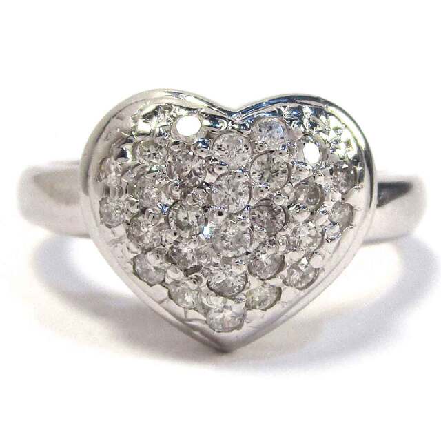 レディースリング ダイヤモンド K14WG 11.5号 - TAK2500894