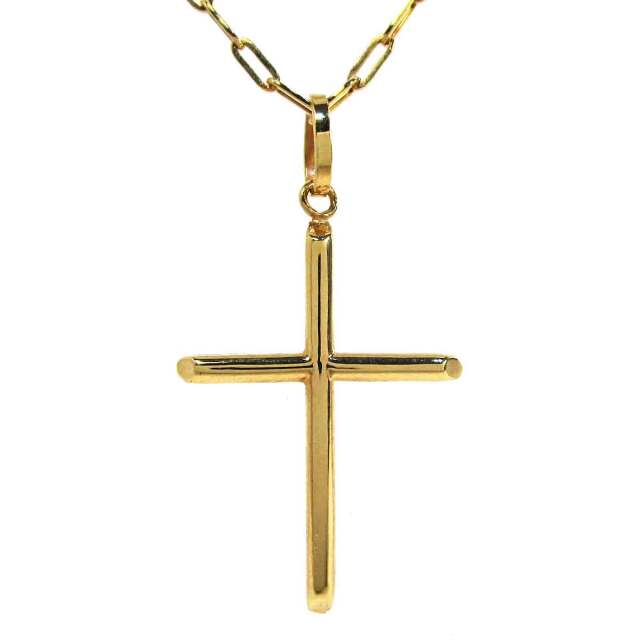 ネックレス クロス K18 トップW19.2*H35mm(バチカン含) - TAK2500911