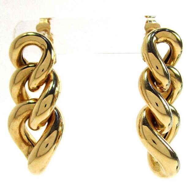 ピアス チェーンモチーフ K18 W15*H34mm - TAK2500930