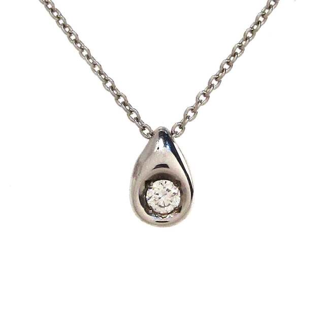 レディースネックレス ダイヤモンド Pt850/Pt900 トップW4.4*H6.8mm - TAK2501024