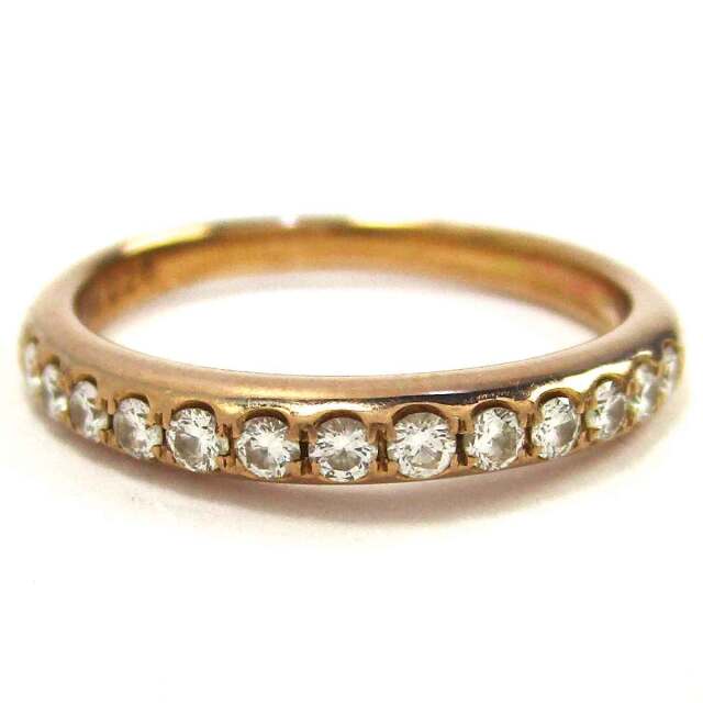 レディースリング ダイヤモンド K18PG 14号 - TAK2501106