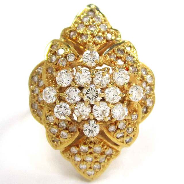 レディースリング ダイヤモンド K18 17号 - TAK2501170