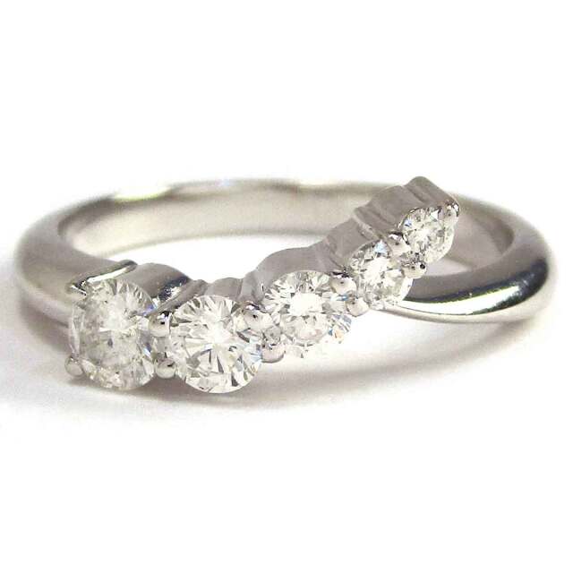 レディースリング ダイヤモンド Pt900 12号 - TAK2600106