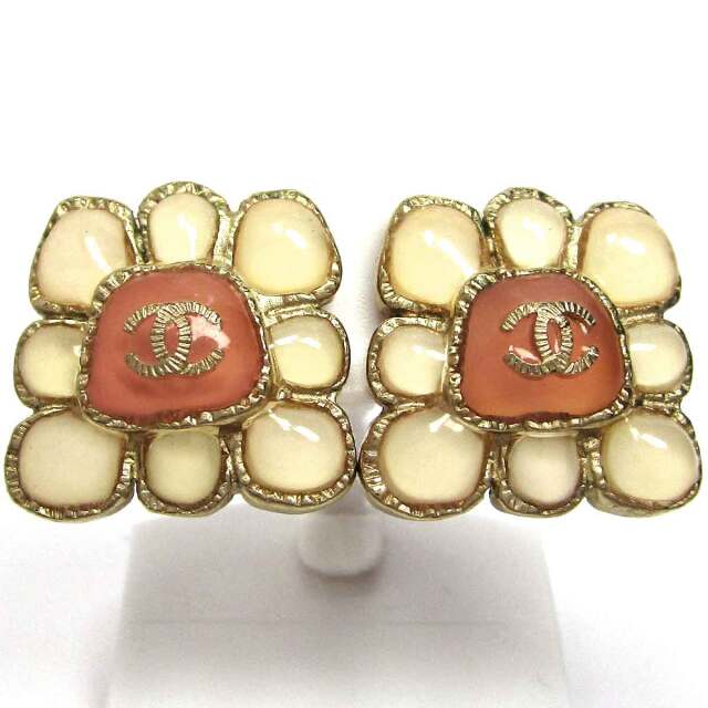 シャネル A16C フラワーモチーフピアス - TAK2600151