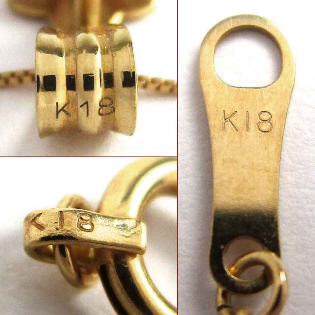 ネックレス クロス K18 トップW16*H29.5(バチカン含) - TAK2600161