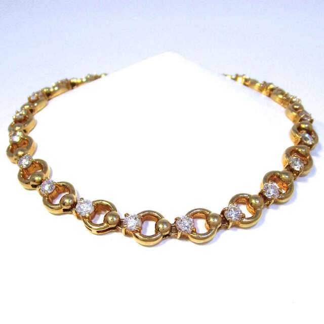 ブレスレット ダイヤデザイン K18 - TAN2300131