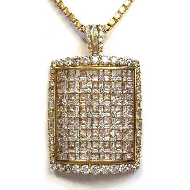 ネックレス ゆきざき/ダイヤモンド K18 トップW30.5*H47mm(バチカン含) - TAN2500092