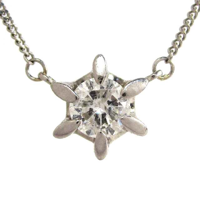 レディースネックレス ダイヤモンド Pt850/Pt900 トップW9.2*H7.5mm - TAN2600026