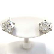 ピアス ダイヤモンド（一粒） Pt900 径7.3mm - TAK2501111