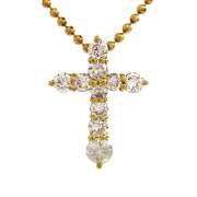 ネックレス ダイヤモンド/クロス K18 トップW11.2*H15.1mm - TAK2600224
