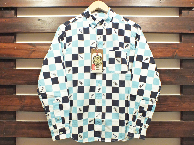 【送料無料】VANS×STANDARD CALIFORNIA CHECKER B.D SHIRT  NAVY/SAX/WHITE