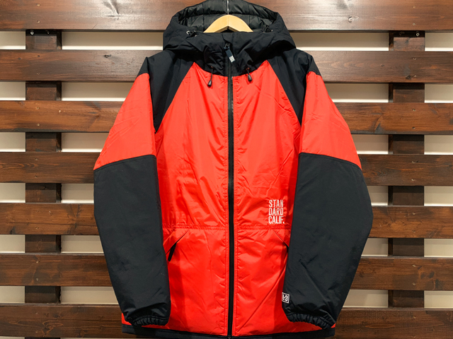 【送料無料】STANDARD CALIFORNIA PUFF HOOD COAT RED