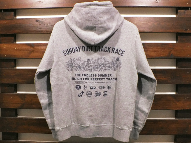 【送料無料】The Endless Summer TES CALIFORNIA ALL STAR BEACH RACE SWEAT PARKA MIXGRAY