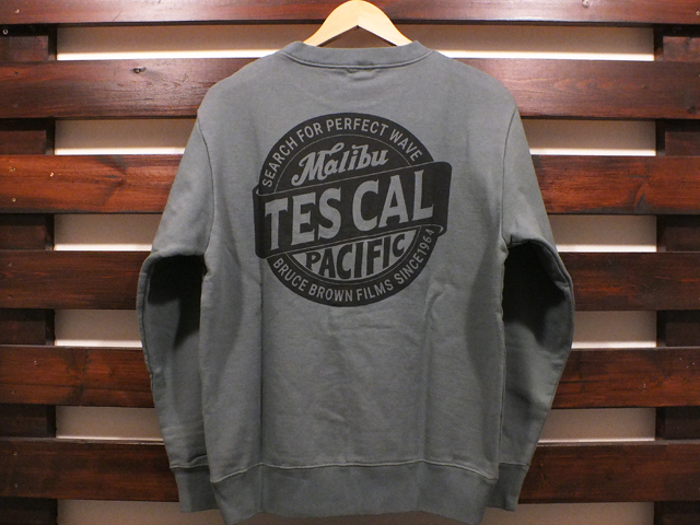 【送料無料】The Endless Summer TES CALIFORNIA OLD SIGN LOGO SWEAT CREW NECK GREENGRAY