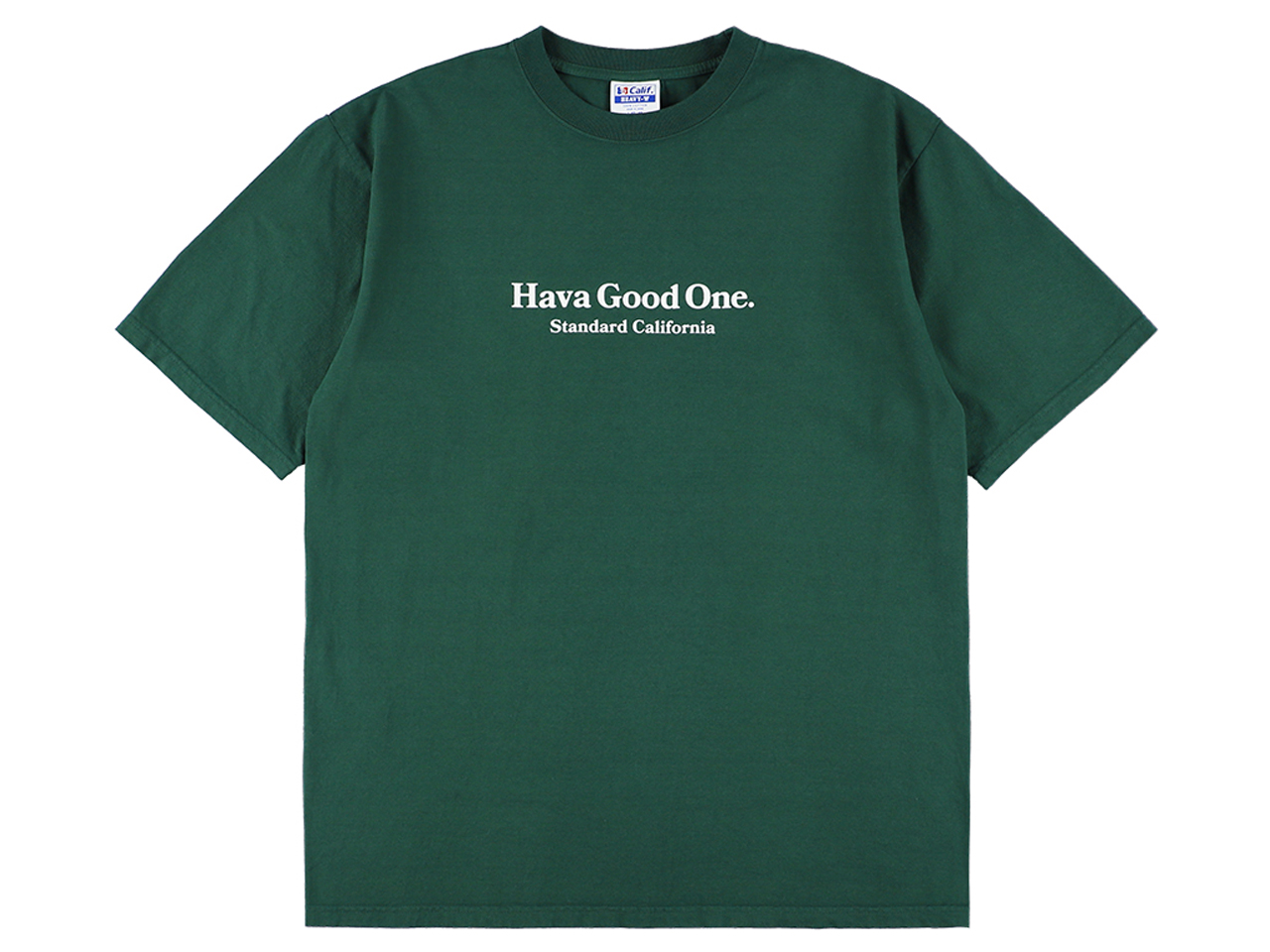 【送料無料】STANDARD CALIFORNIA HEAVYWEIGHT HAVA GOOD ONE T-SHIRT GREEN
