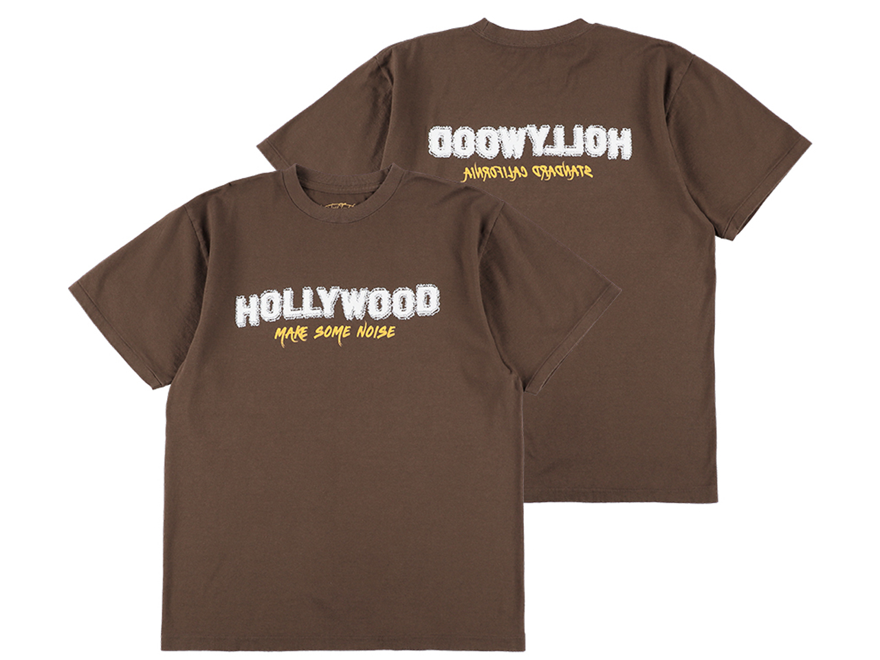 【送料無料】STANDARD CALIFORNIA MAKE SOME NOISE T-SHIRT BROWN