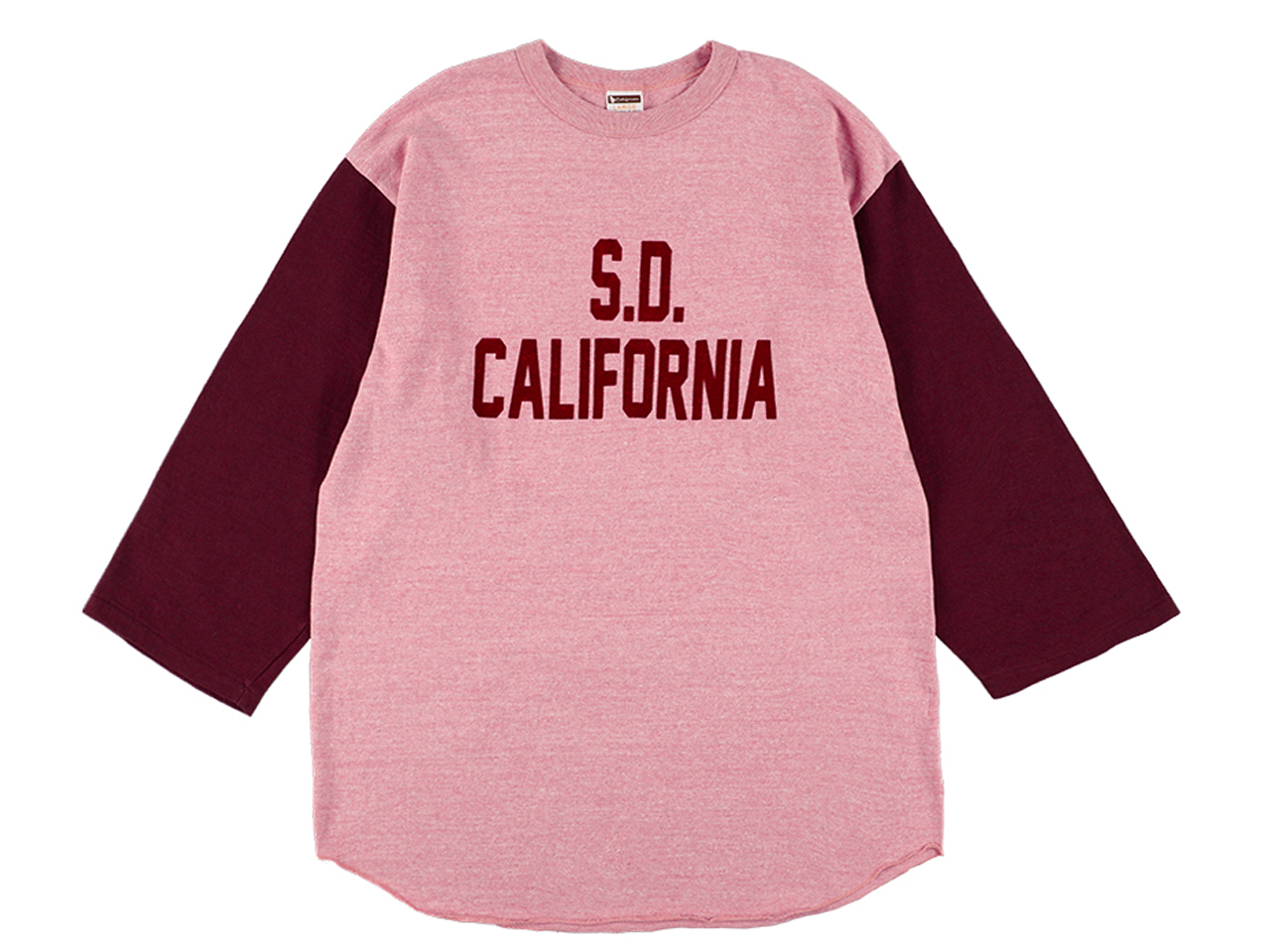 【送料無料】STANDARD CALIFORNIA 88/12 LOGO BASEBALL T-SHIRT RED
