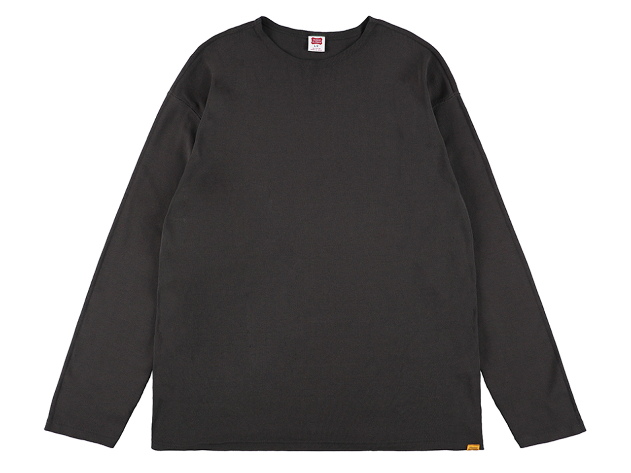 【送料無料】STANDARD CALIFORNIA RIB CREW LONG SLEEVE T-SHIRT BLACK