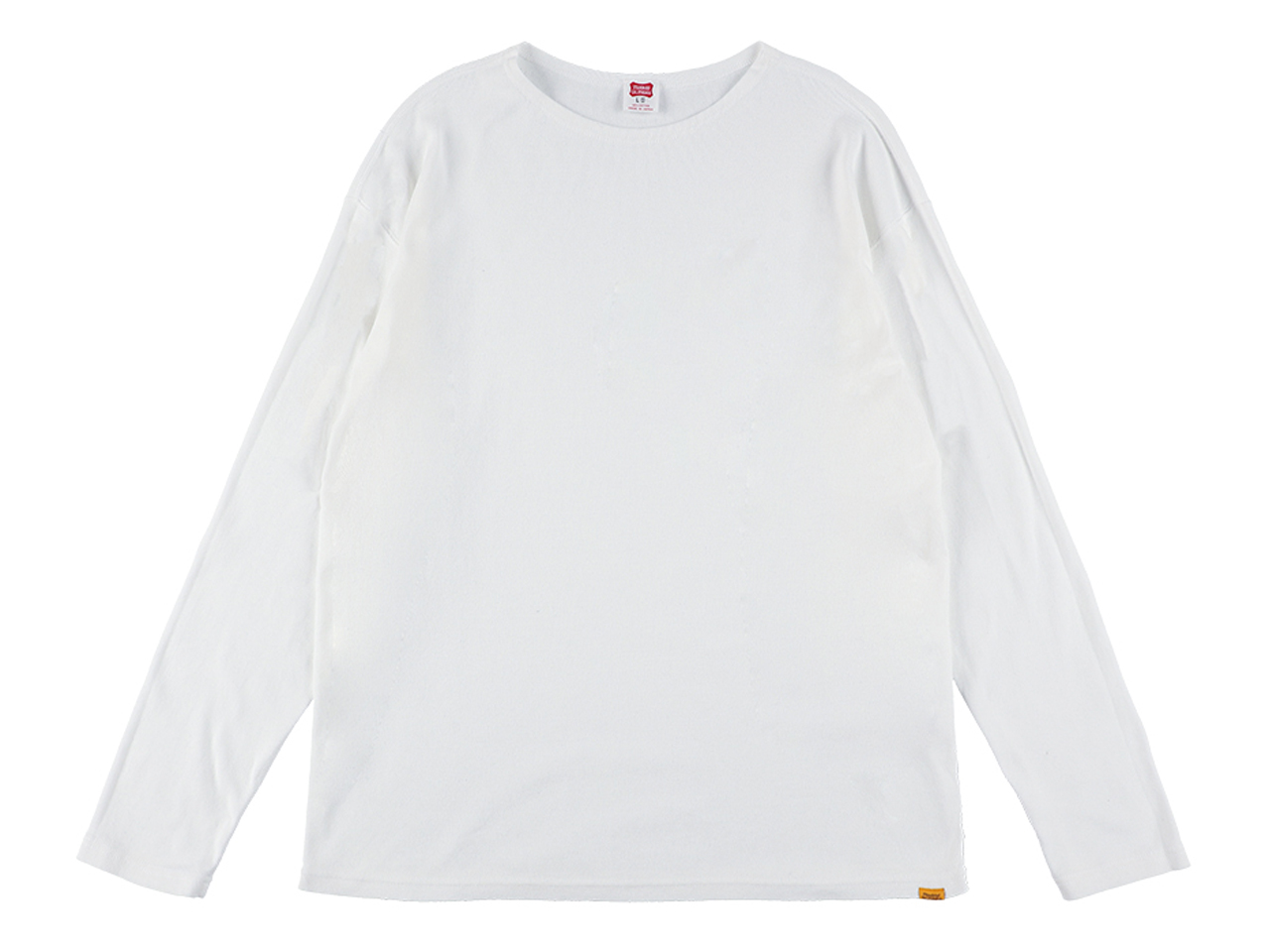 【送料無料】STANDARD CALIFORNIA RIB CREW LONG SLEEVE T-SHIRT WHITE