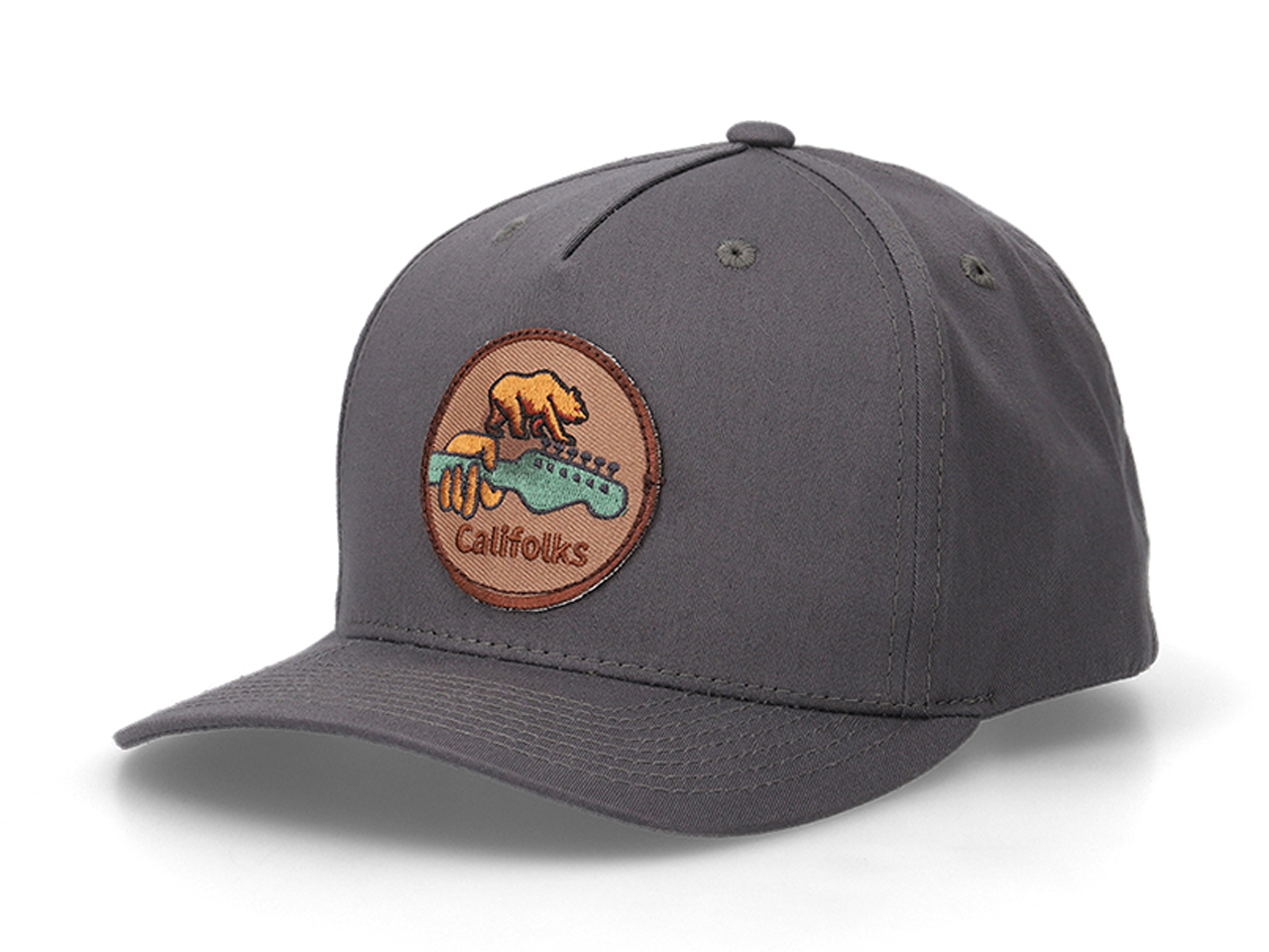 CALIFOLKS PATCH BASEBALL CAP CHARCOAL