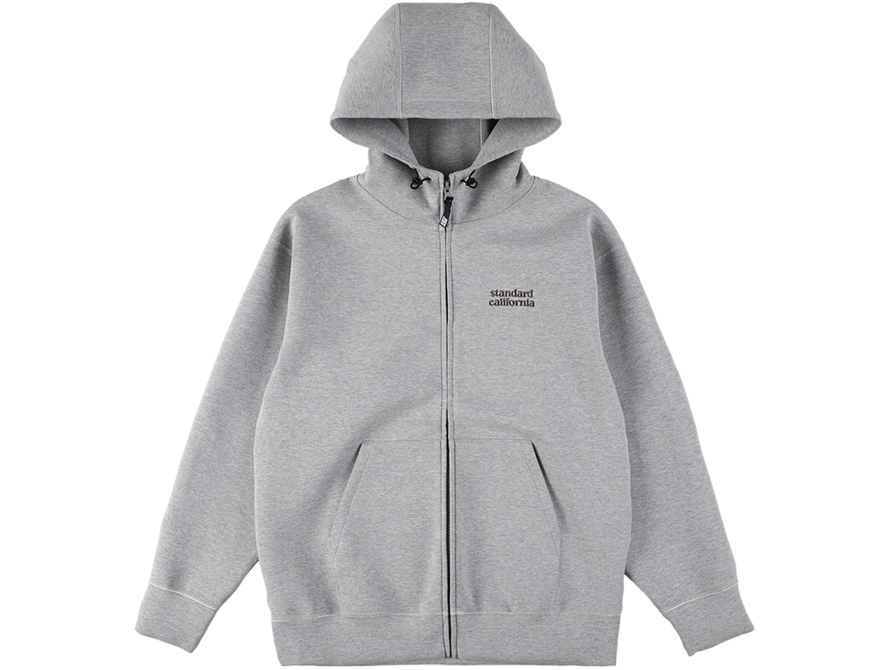 【送料無料】STANDARD CALIFORNIA TECH WARM ZIP HOOD SWEAT GRAY