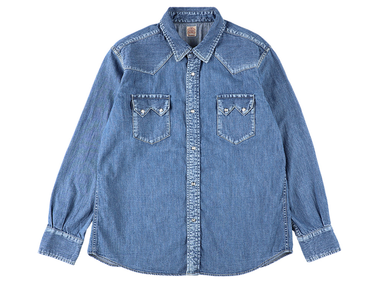 【送料無料】STANDARD CALIFORNIA DENIM WESTERN SHIRT VINTAGE WASH INDIGO