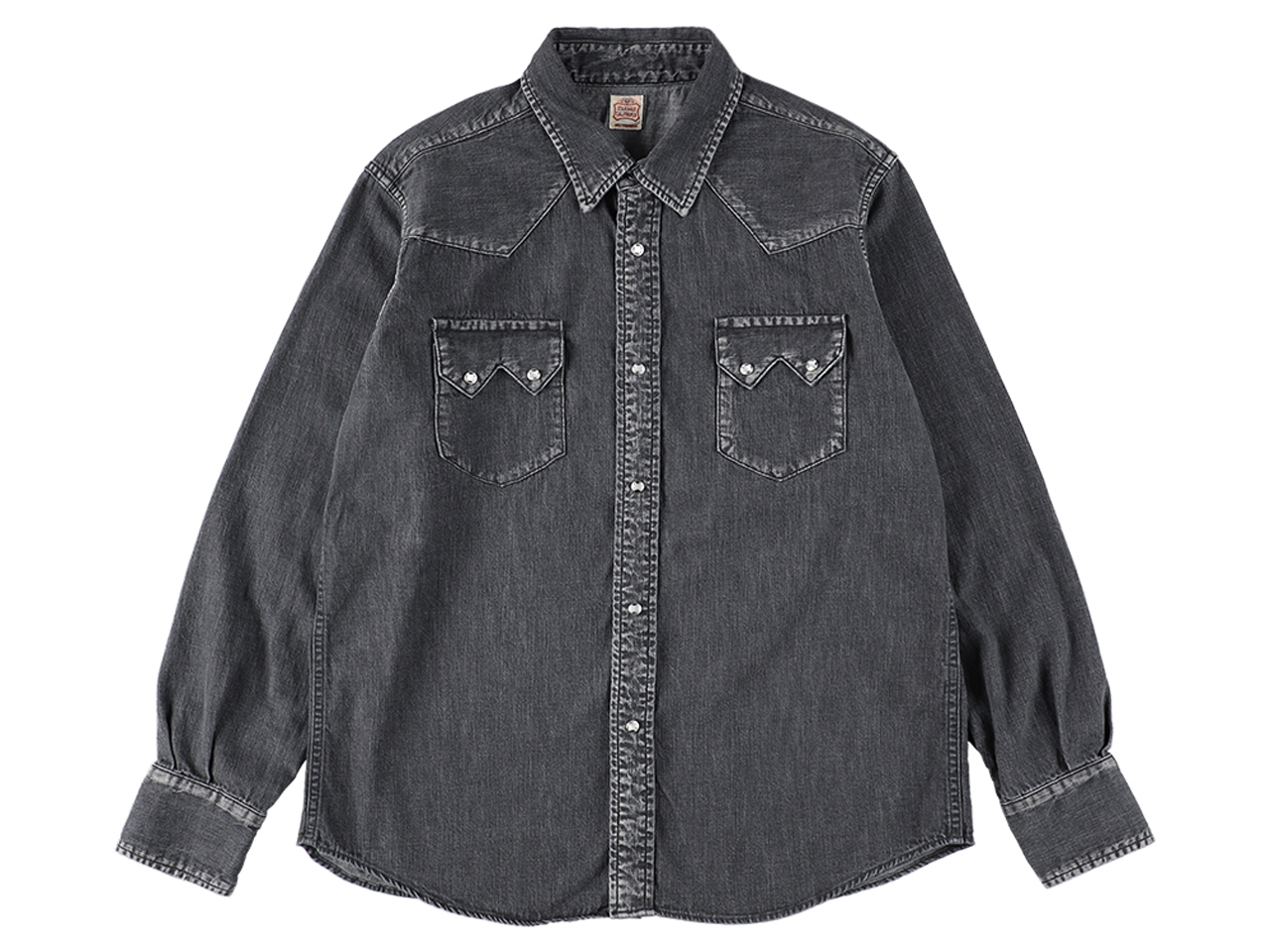 【送料無料】STANDARD CALIFORNIA DENIM WESTERN SHIRT VINTAGE WASH BLACK